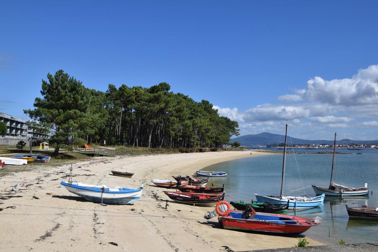 Maravilloso Apartamento De Playa En La Paradisiaca Illa De Arousa Exterior foto